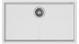 Tarja / Fregadero Teka SQUARE 72.40 TG W Tegranite+ para Submontar de 76 cm (30 pulgadas) con Una Cubeta Color Blanco