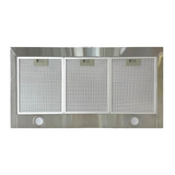 Campana de Pared IHD CH TULUM 90 de 90 cm con Filtros Purificadores en Acero Inoxidable