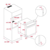 HORNO ELÉCTRICO EMPOTRABLE  TEKA HSB 635 de 60 CM Acero Inoxidable