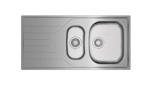 Tarja Empote Acero Inox Teka Universe 60 T-XP 1½B 1D 2 Tinas 34 cm