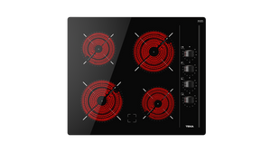 Parrilla Eléctrica Vitrocerámica Modular Teka TBC 64000 XFL BK 60 cm (24") Control Táctil