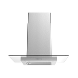 Campana de Pared IHD CH MIAMI 30 de 75 cm (30 pulgadas) con Filtros Purificadores en Acero Inoxidable y Cristal Plano