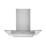 Campana de Isla IHD ISOLA MIAMI 30 de 75 cm (30 pulgadas) con Filtros Purificadores y Cristal Plano en Acero Inoxidable