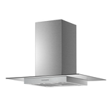 Campana de Isla IHD ISOLA MIAMI 90 de 90 cm con Filtros Purificadores y Cristal Plano en Acero Inoxidable