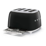 Tostador 4 Rebanadas Smeg TSF03BLUS Palanca de Elevación Manual Negro
