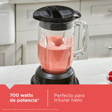 Licuadora BLACK+DECKER Ice Crush, BL0876-1BDLA de 1.2 L y 8 Velocidades Negra