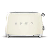 Tostador 4 Rebanadas Smeg TSF03CRUS Palanca de Elevación Manual Crema
