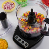 Procesador de Alimentos Black + Decker FP4200B-LA de 8 Tazas Negro