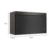 Microcampana Whirlpool WMMF5930PV de 76 cm (30 pulgadas) con Capacidad de  1.1 Pies Cúbicos en Acero Negro
