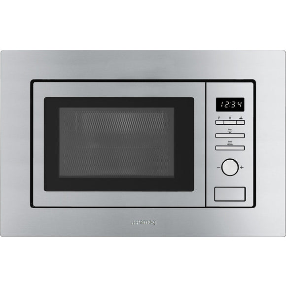 Microondas Empotrable Smeg FMIU020X de 60 cm con Grill Acero Inox Anti-huellas