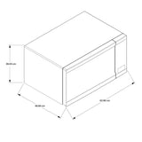 Microondas Maytag MMCS5022PZ de 63 cm y 2.2 p³ Acero Inoxidable