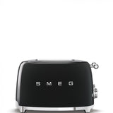 Tostador 4 Rebanadas Smeg TSF03BLUS Palanca de Elevación Manual Negro