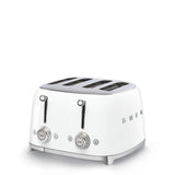 Tostador 4 Rebanadas Smeg TSF03WHUS Palanca de Elevación Manual Blanco