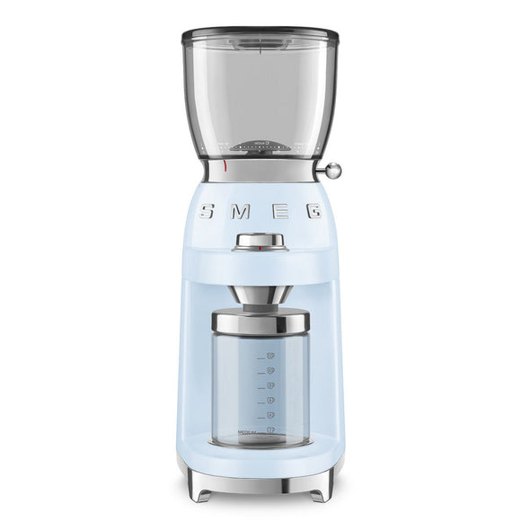 Molino de Café Smeg CGF01PBUS de 4.5 Oz / 12 Tazas Color Celeste