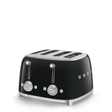 Tostador 4 Rebanadas Smeg TSF03BLUS Palanca de Elevación Manual Negro