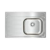 Tarja Empotrar Acero Inox Teka GALAXY 800 T-XN 1B 1D L BW Escurridor Izquierdo