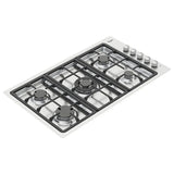 Parrilla Gas Empotre Whirlpool WP3550S de 86 cm 5 Quemadores Acero