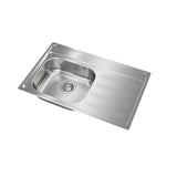 Tarja Empotrar Acero Inox Teka GALAXY 800 T-XP 1B 1D R BW Escurridor Derecho