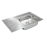 Tarja Empotrar Acero Inox Teka GALAXY 800 T-XP 1B 1D L BW Escurridor Izquierdo