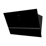 Campana Pared EB Técnica EB-332 de 60 cm Purificadora Acero Negro y Cristal