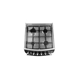 Estufa de gas al piso Teka FS 565 4G X de 51 cm en Acero Inox y Cristal Reflex