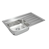 Tarja Empotrar Acero Inox Teka GALAXY 800 T-XP 1B 1D R BW Escurridor Derecho