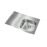 Tarja Empotrar Acero Inox Teka GALAXY 800 T-XN 1B 1D L BW Escurridor Izquierdo