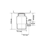 Triturador InSinkErator Model 56 de 31 cm de 0.55 Caballos de Fuerza