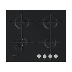Parrilla Gas Empotre Vitrocerámica Whirlpool GOA6423NB 59 cm 4 Quemadores