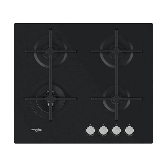 Parrilla Gas Empotre Vitrocerámica Whirlpool GOA6423NB 59 cm 4 Quemadores