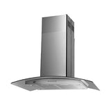 Campana Isla EB Técnica EB-390IC de 90 cm Purificadora Acero Inox y Cristal
