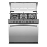 Estufa de Gas Empotre Acros ABR7140G de 80 cm (31") Color Tittanio