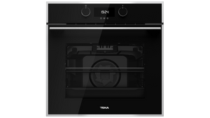 Horno Eléctrico Empotrable Teka HLB 840 BK-SS de 60 cm (24 pulgadas) Acero Inoxidable y Cristal Negro