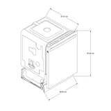 Lavavajillas Empotre Whirlpool WDT540HAMZ 61 cm (24") 12 Servicios Gris