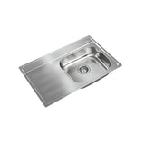 Tarja Empotrar Acero Inox Teka GALAXY 800 T-XN 1B 1D L BW Escurridor Izquierdo