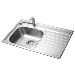 Tarja Empotrar Acero Inox Teka 800.510 1C 1E D MNI Escurridor Derecho