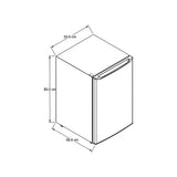 Refrigerador Frigobar Whirlpool WUC2205Q Capacidad 4.5 p³ Blanco