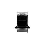 Estufa de gas al piso Teka FS 565 4G X de 51 cm en Acero Inox y Cristal Reflex