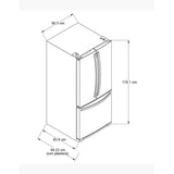 Refrigerador French Door Whirlpool WRF555SDFZ de 25 p³y Dispensador Exterior