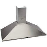 Campana Pared Whirlpool WHW9500S de 90 cm Purificadora Acero Inox Priamidal