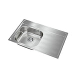 Tarja Empotrar Acero Inox Teka GALAXY 800 T-XN 1B 1D R BW Escurridor Derecho