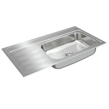 Tarja Empotrar Acero Inox Teka GALAXY 950 T-XP 1B 1D L BW Escurridor Izquierdo