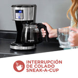 Cafetera de Goteo en Vórtice Black + Decker CM1331S-LA para 12 Tazas