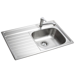 Tarja Empotrar Acero Inox Teka 800.510 1C 1E I MNI Escurridor Izquierdo