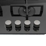 Parrilla Gas Empotre Vitrocerámica Whirlpool GOA6423NB 59 cm 4 Quemadores