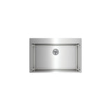 Tarja Sencilla Dual Mount Teka FORLINEA 75.50 1C 805 de 75 cm Acero Inox