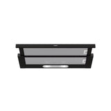 Campana Whirlpool WHT9030B Empotrable Retráctil 90 Cm Acero Negro