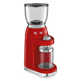 Molino de Café Smeg CGF01RDUS de 4.5 Oz / 12 Tazas Color Rojo