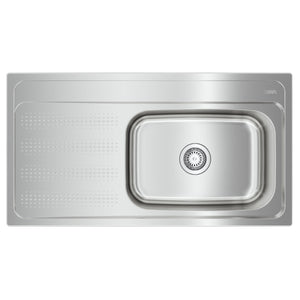 Tarja Empotrar Acero Inox Teka GALAXY 950 T-XP 1B 1D L BW Escurridor Izquierdo