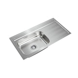 Tarja Empotrar Acero Inox Teka GALAXY 950 T-XP 1B 1D R BW Escurridor Derecho